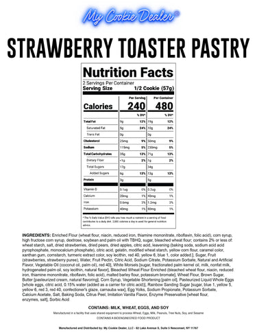 Strawberry Toaster Pastry Cookie Retail